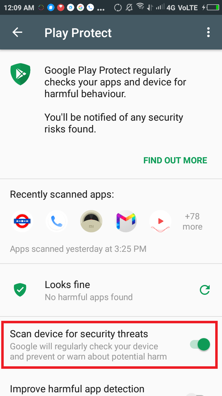 google play protect Gamora